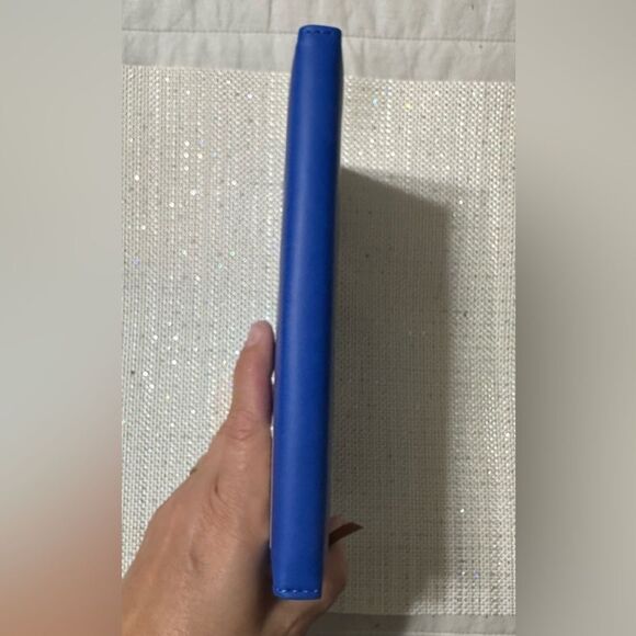 Blue Bible Verse Pink Hearts Faux Leather Bound Journal - Picture 8 of 16